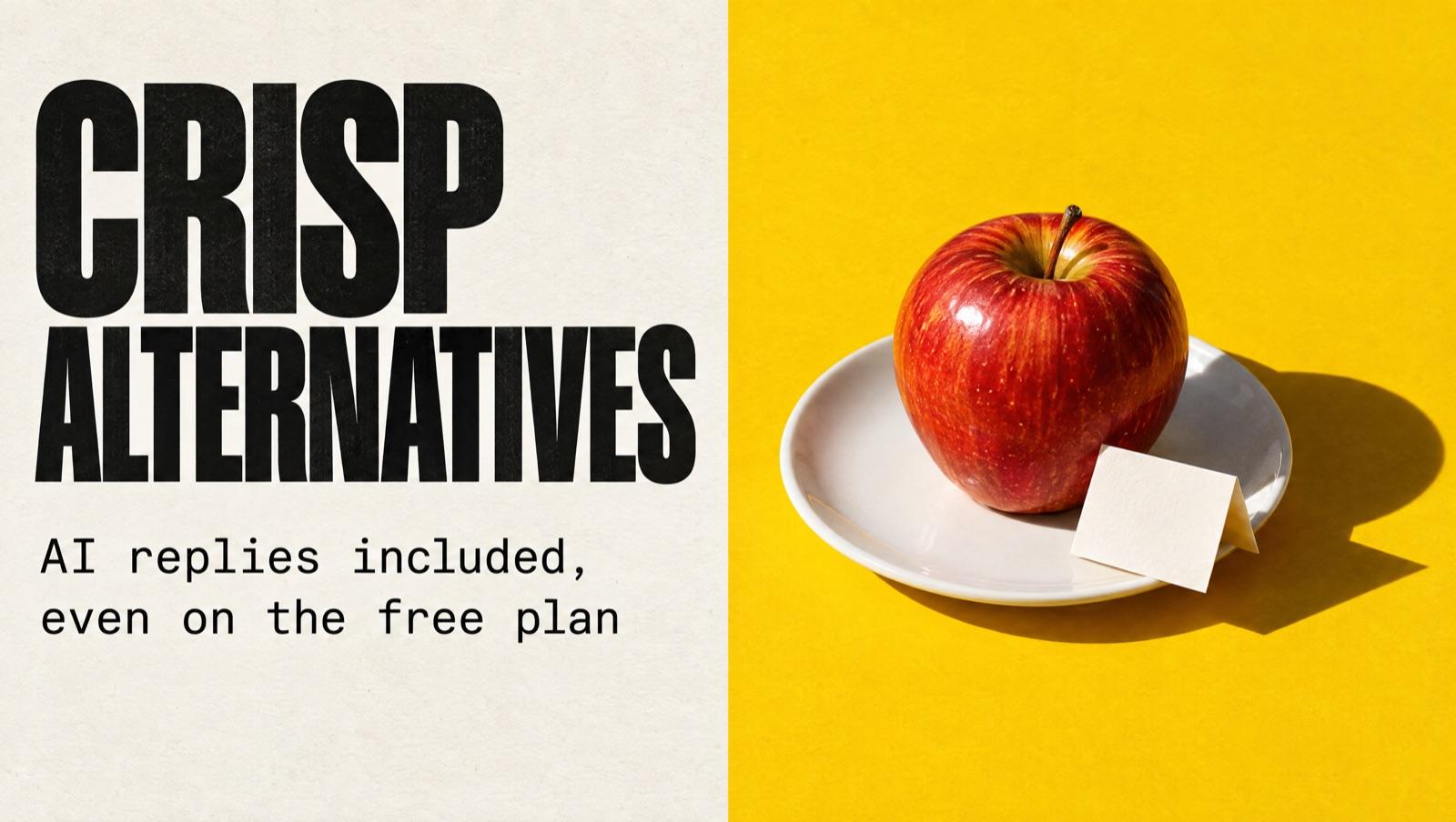 Crisp alternatives: AI replies included, even on the free plan