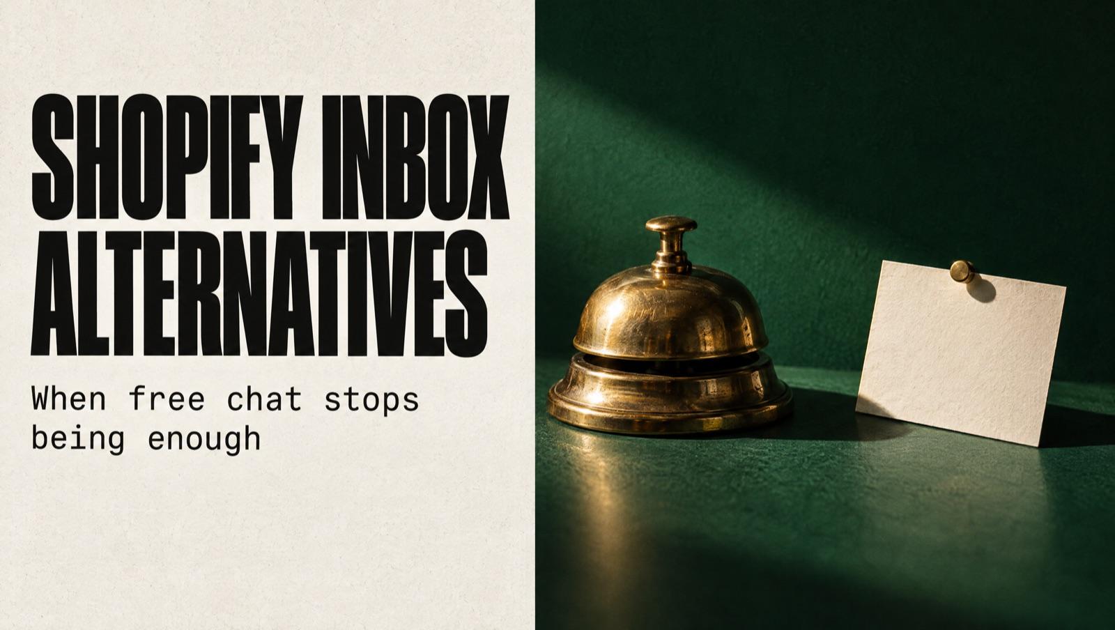 Shopify Inbox alternatives: when free chat stops being enough
